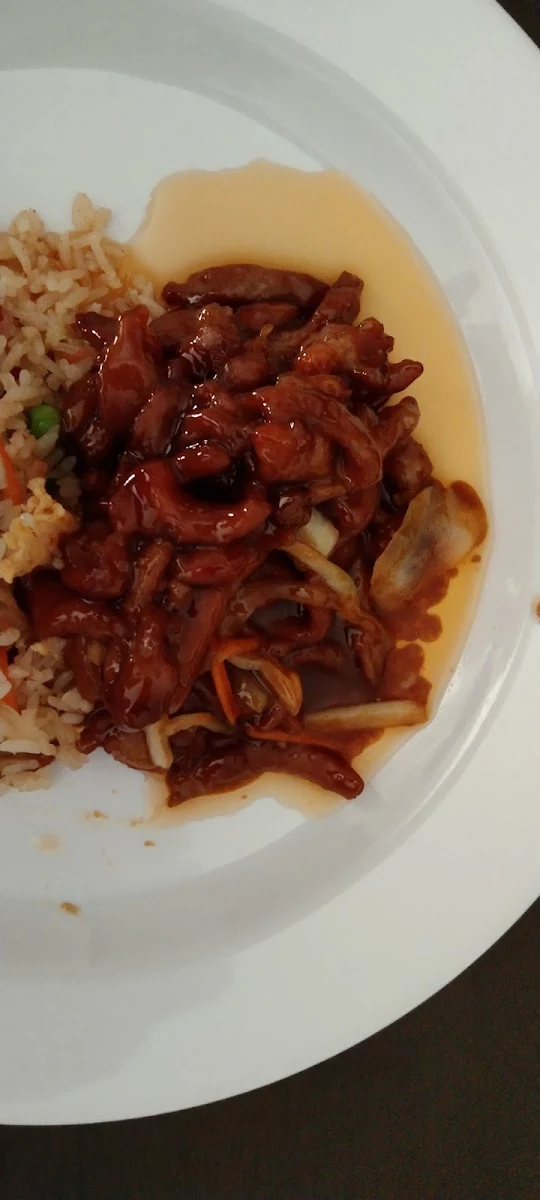 Shredded Pork in Peking Sauce Rice