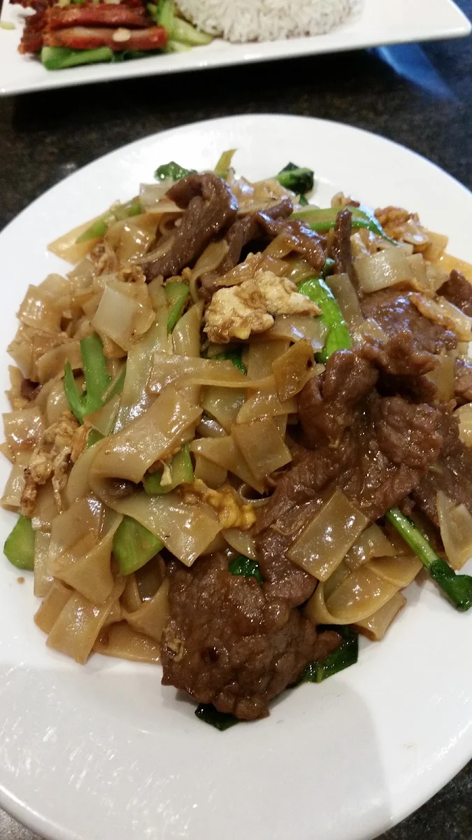 Beef and Vegetable Rice Noodle Stir Fry