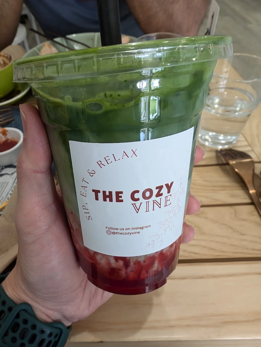 Strawberry Matcha Latte