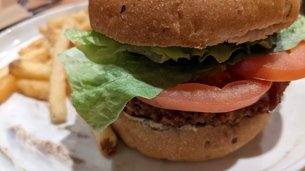 Plant Based Burger, The Duck