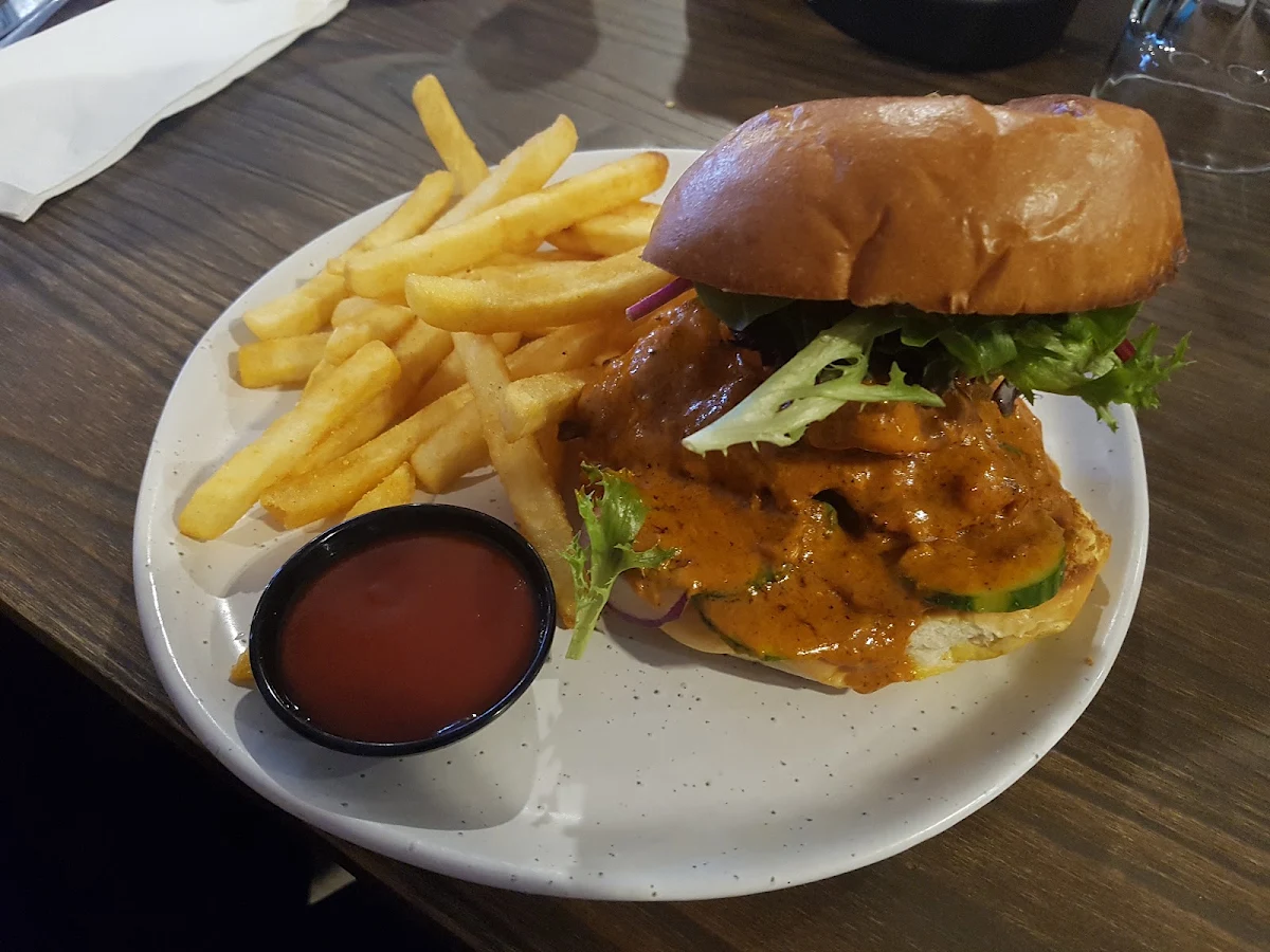 Butter Chicken Burger