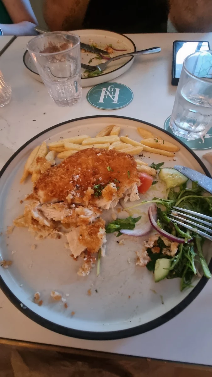 Chicken Schnitzel, Great Northern Hotel Newcastle