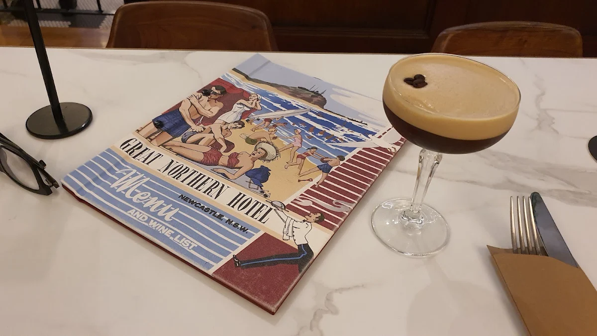 Expresso Martini, Great Northern Hotel Newcastle