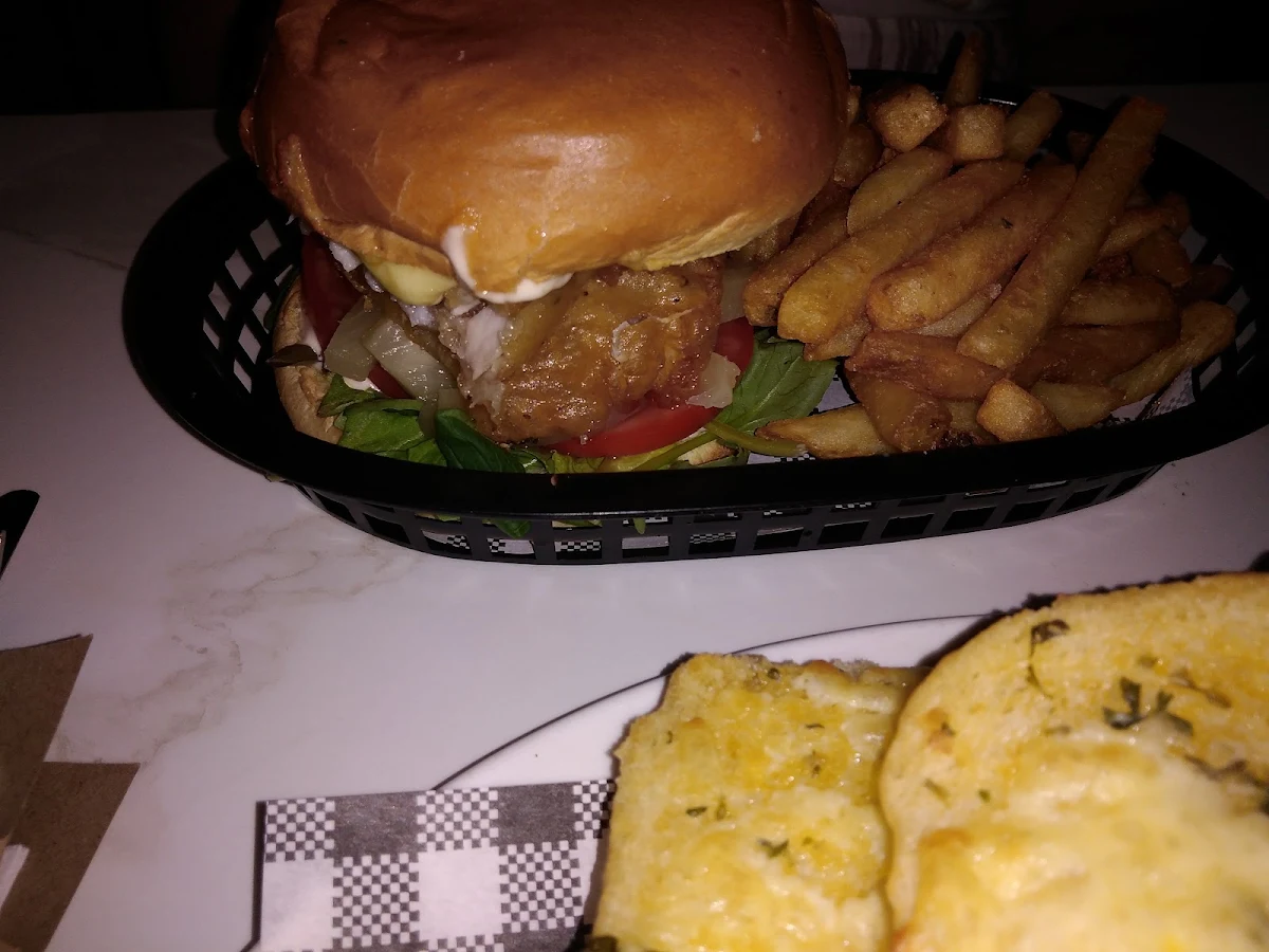 Fish Burger, Great Northern Hotel Newcastle