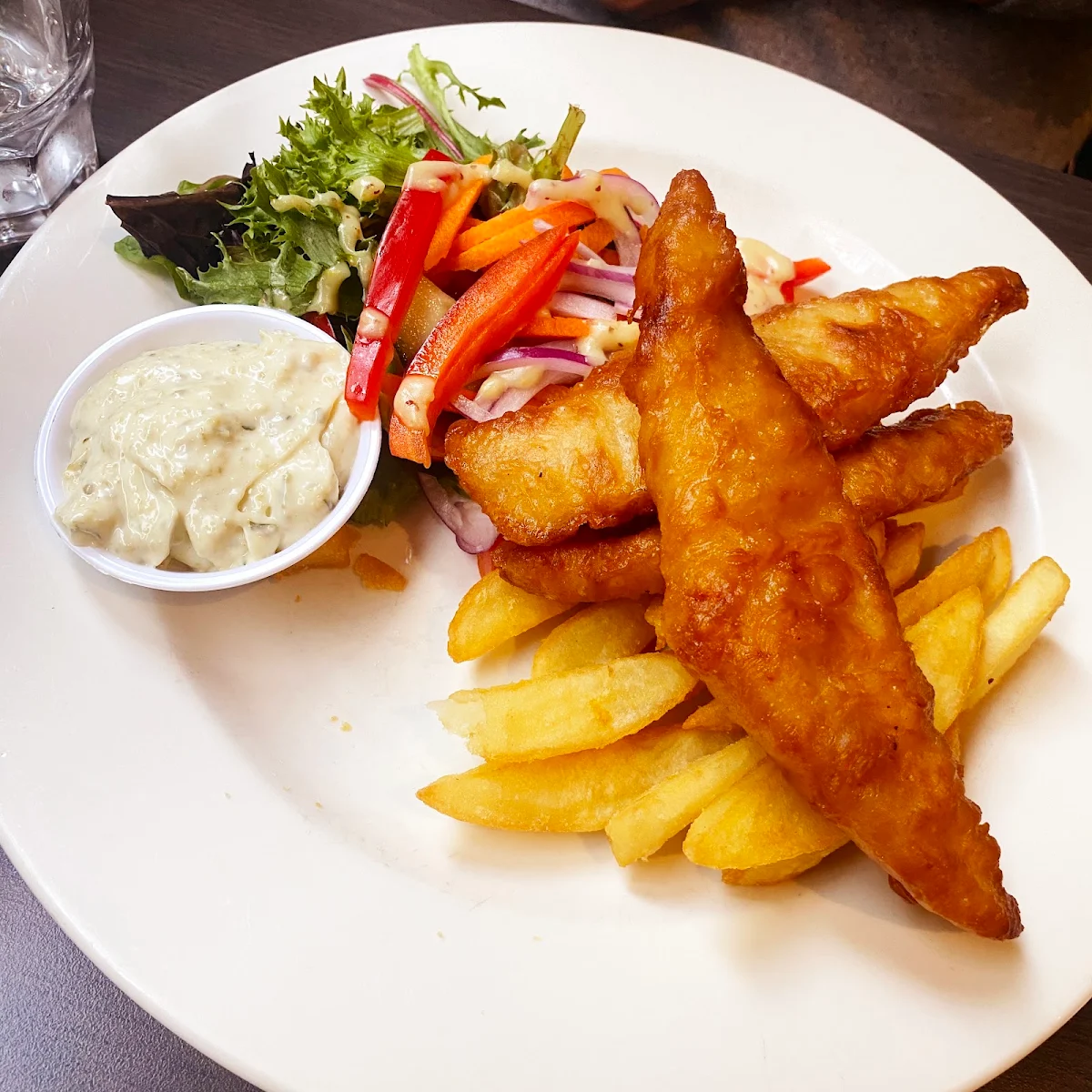 Beer Battered Flathead, Sir Charles Darling Hotel