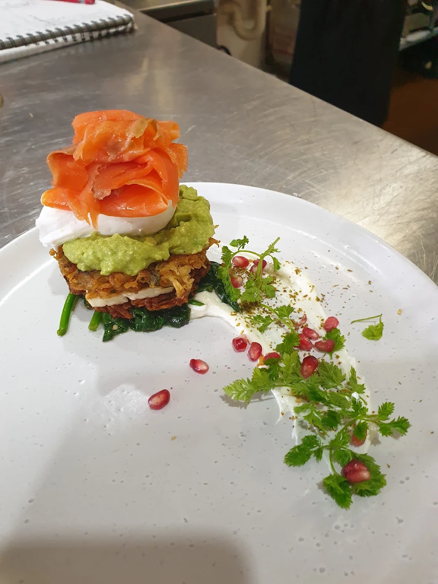 Salmon Stack, Village Park Cafe & Restaurant