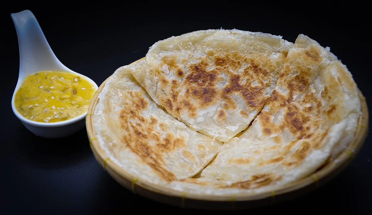 Wholemeal Roti & Peanut Sauce