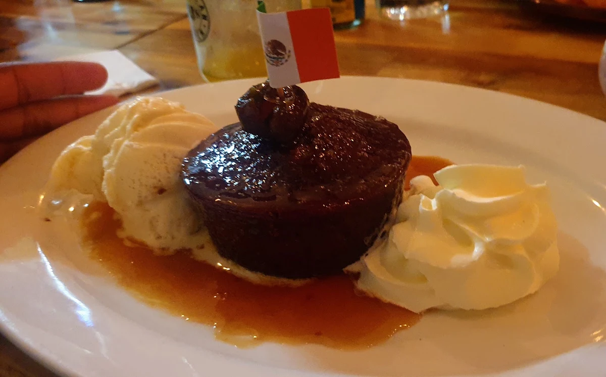 Sticky Date Pudding, PJ's Mexican Kitchen Mitcham