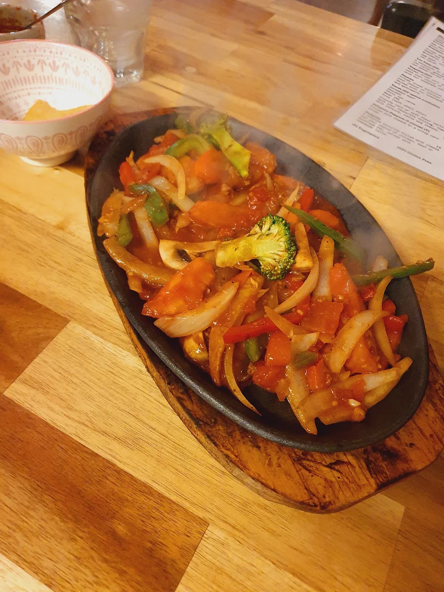 Veggie Fajitas, PJ's Mexican Kitchen Mitcham
