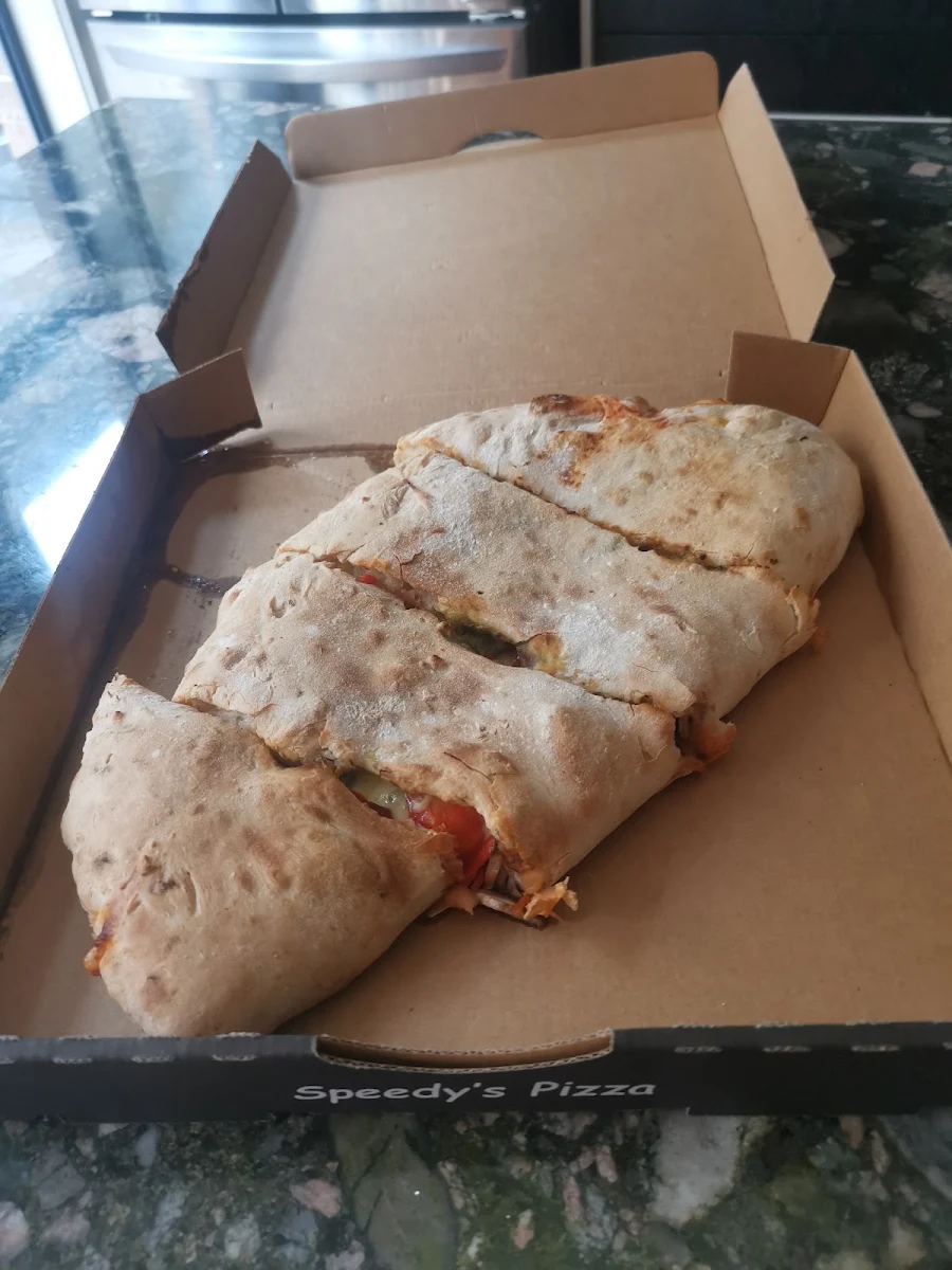 Large Calzone, Speedy's Pizza & Pasta