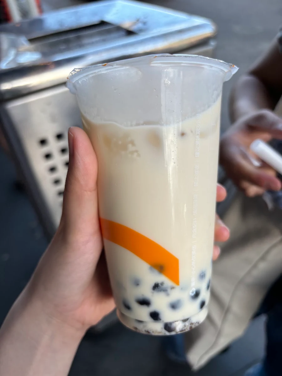 Purple Rice Jasmine Milk Tea with Pearls