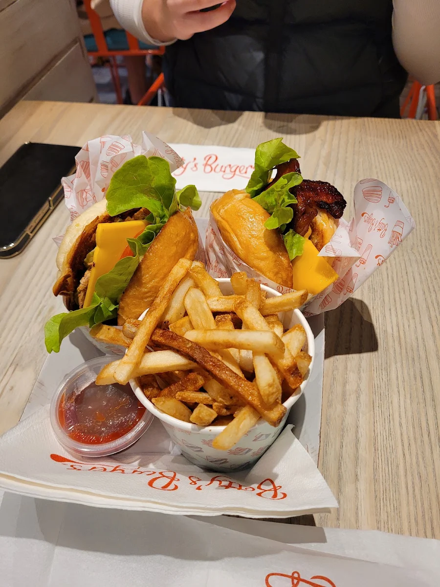 Spicy Chicken Burger & Fries