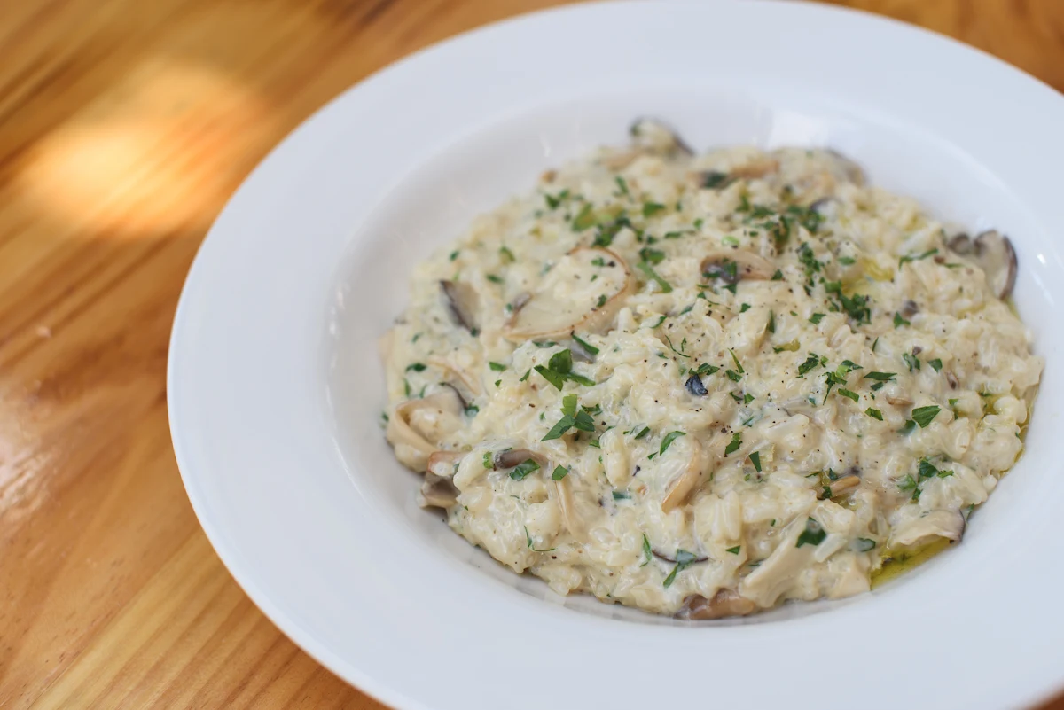 Mushroom Risotto, The Olive Tree