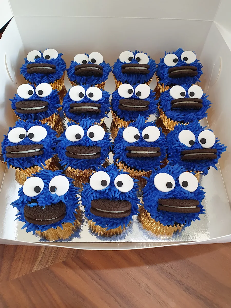 Cookie Monster Cupcakes