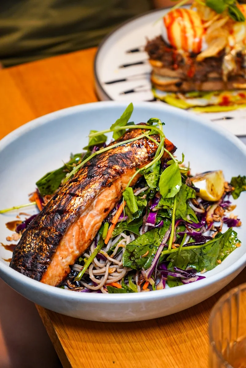 Miso Salmon Soba