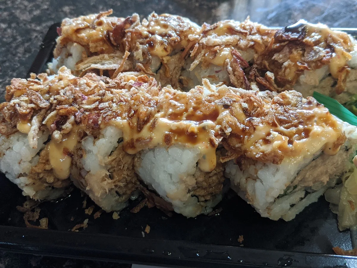 Tuna and Crispy Chicken Sushi