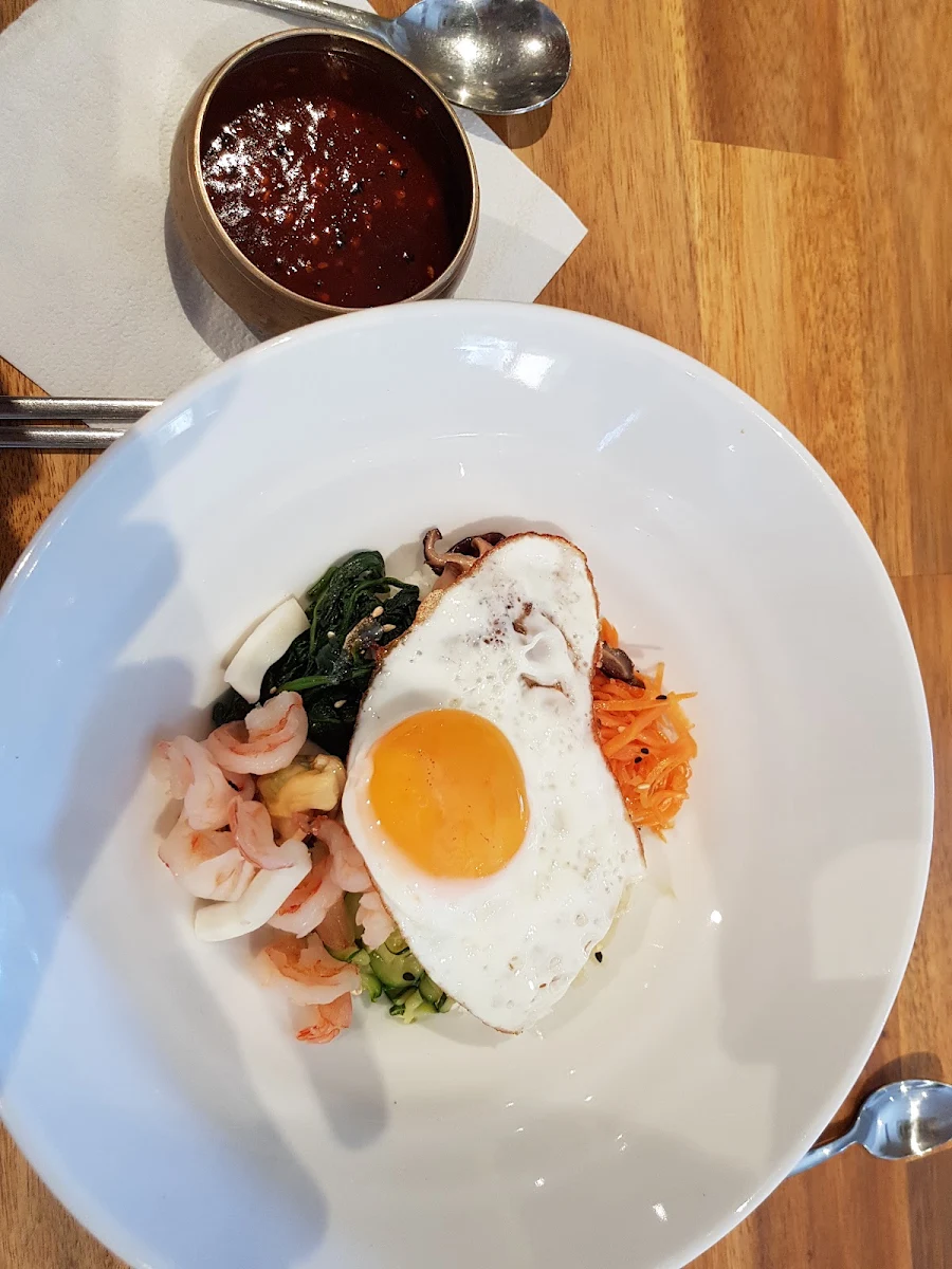 Spicy Pork Belly and Bibimbap