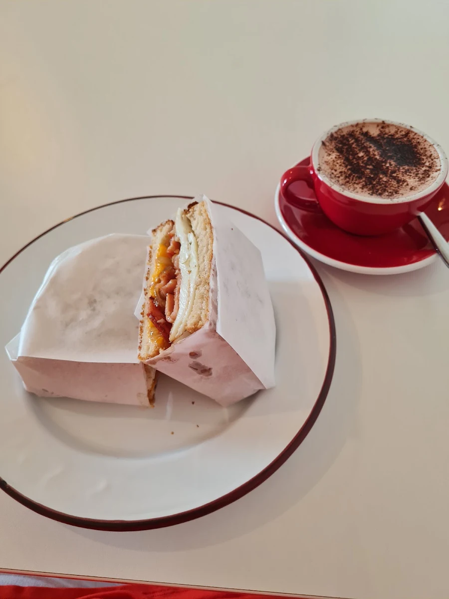 Egg and Bacon Sando
