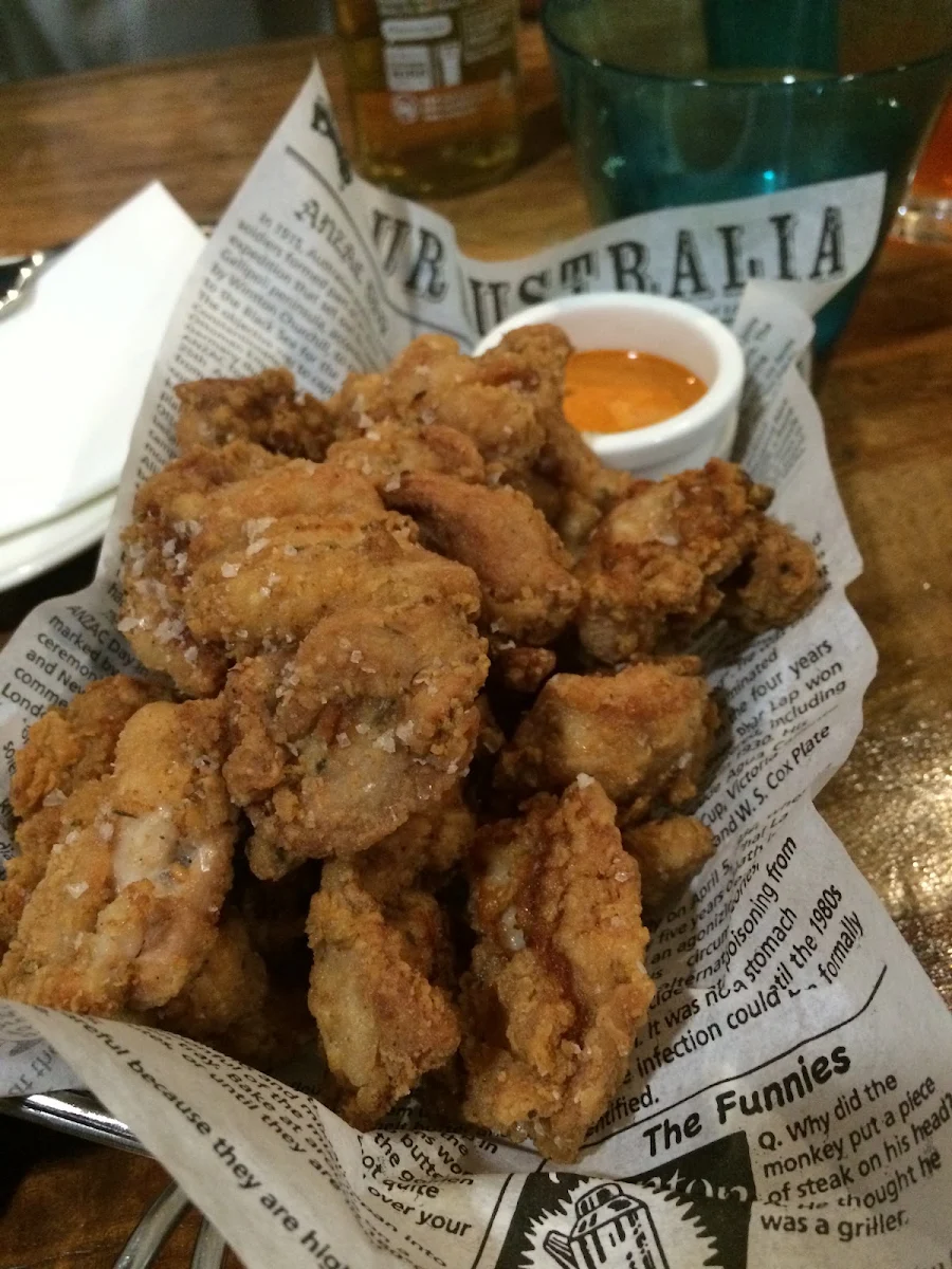 Popcorn Chicken, Hemingway's Brewery FNQ