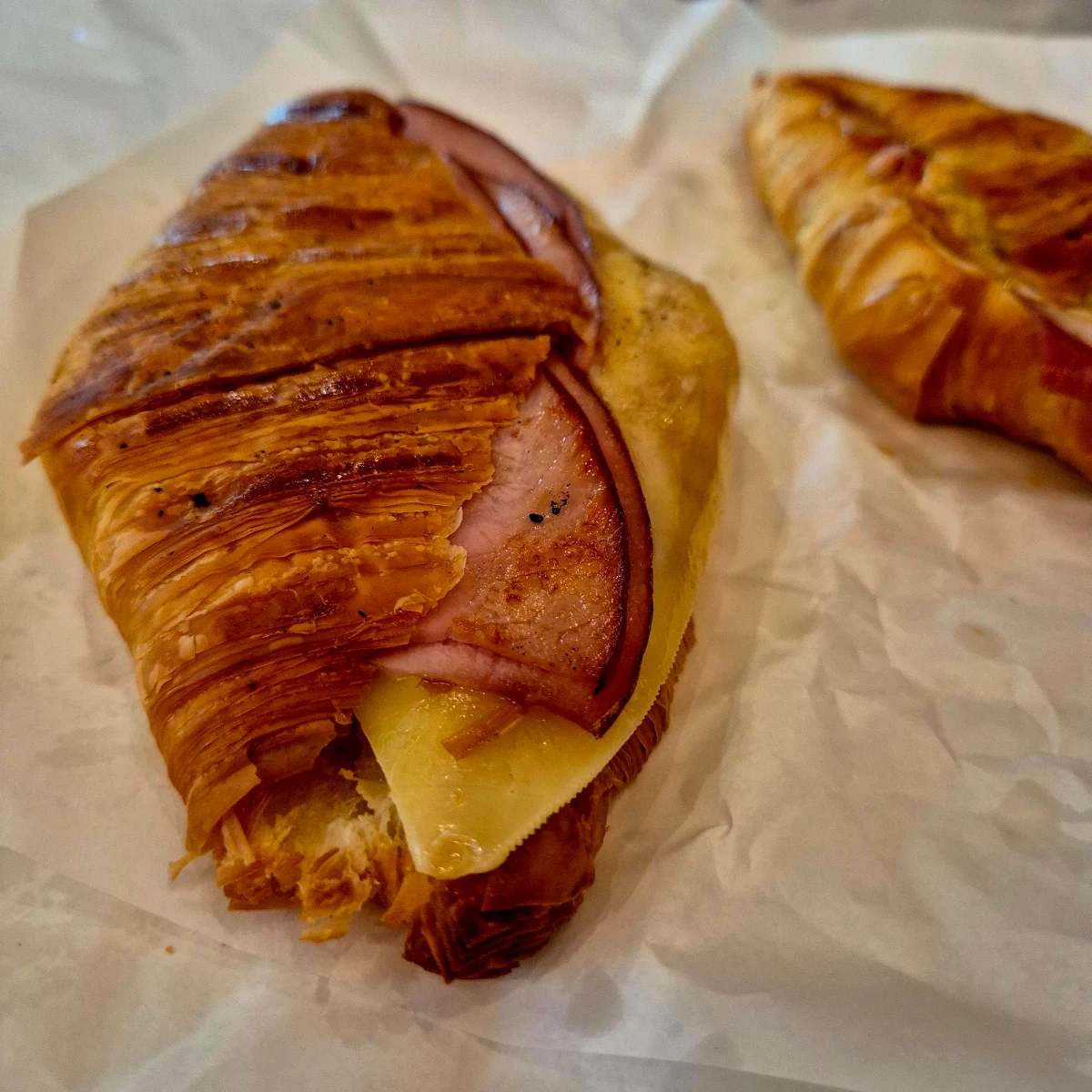 Toasted Ham & Cheese Croissant