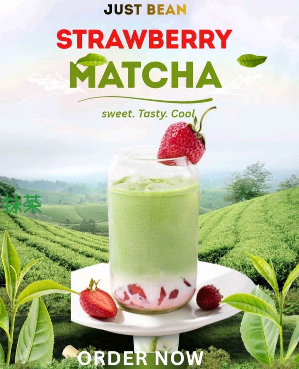 Iced Strawberry Matcha