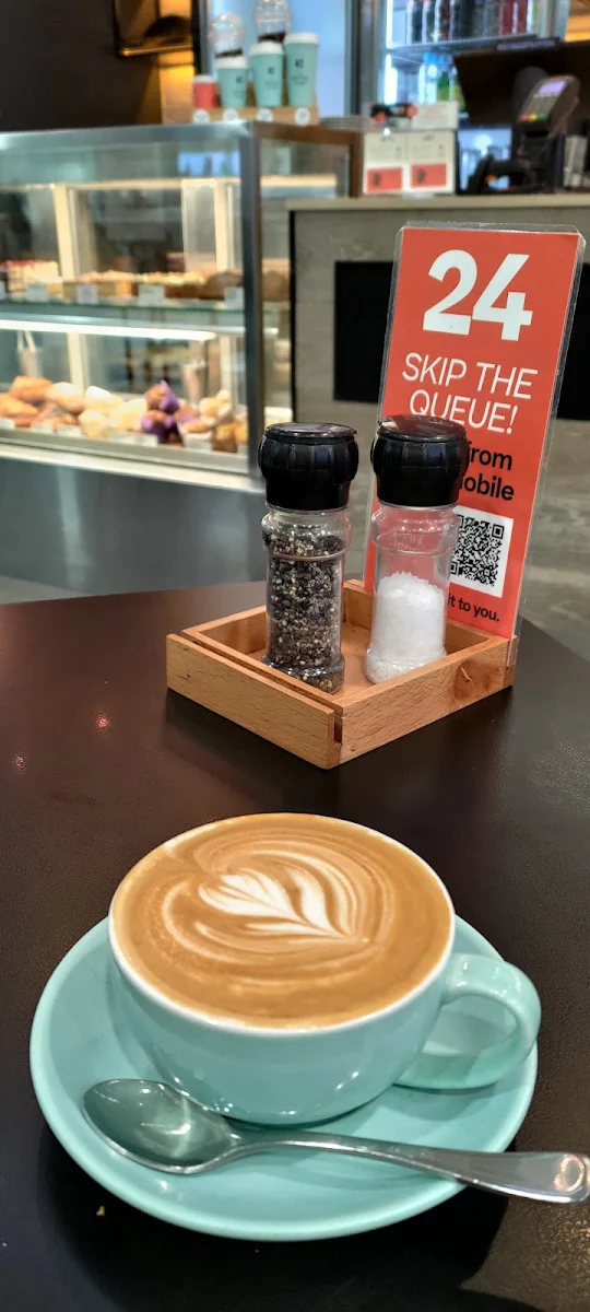 Flat White, The Coffee Club Café - Spencer Outlet Centre