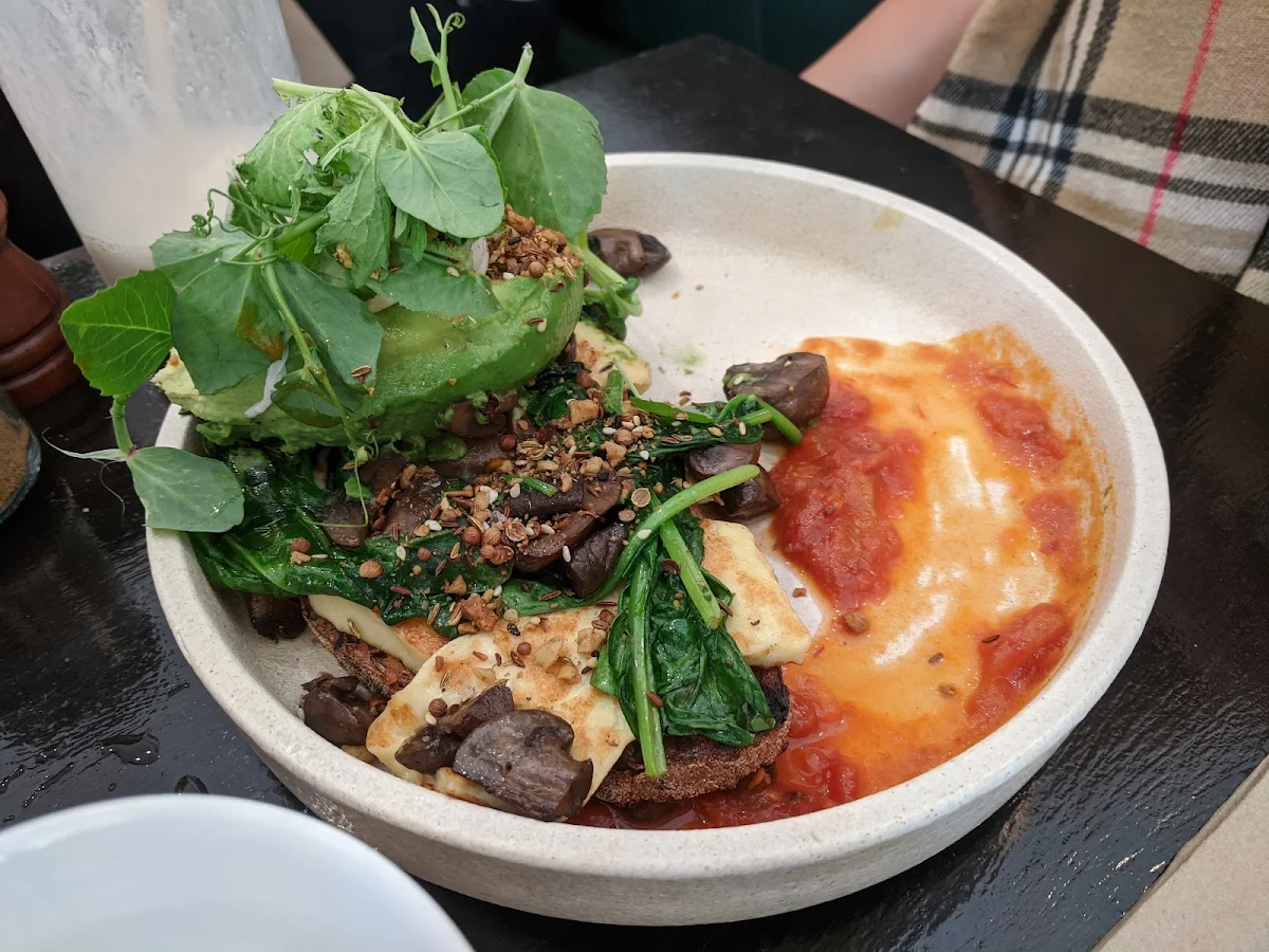 Halloumi Stack, Avenue Road Cafe Mosman