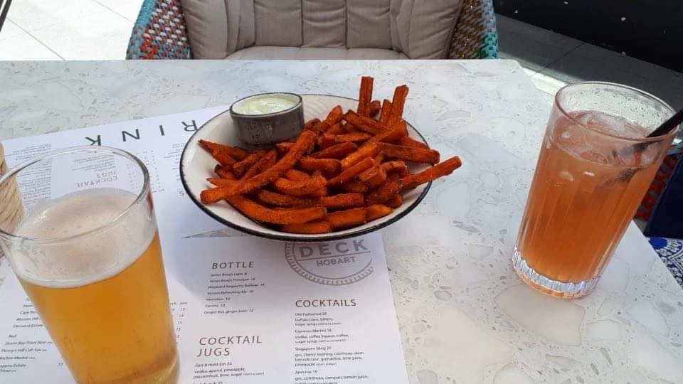 Sweet Potato Chips with Aioli