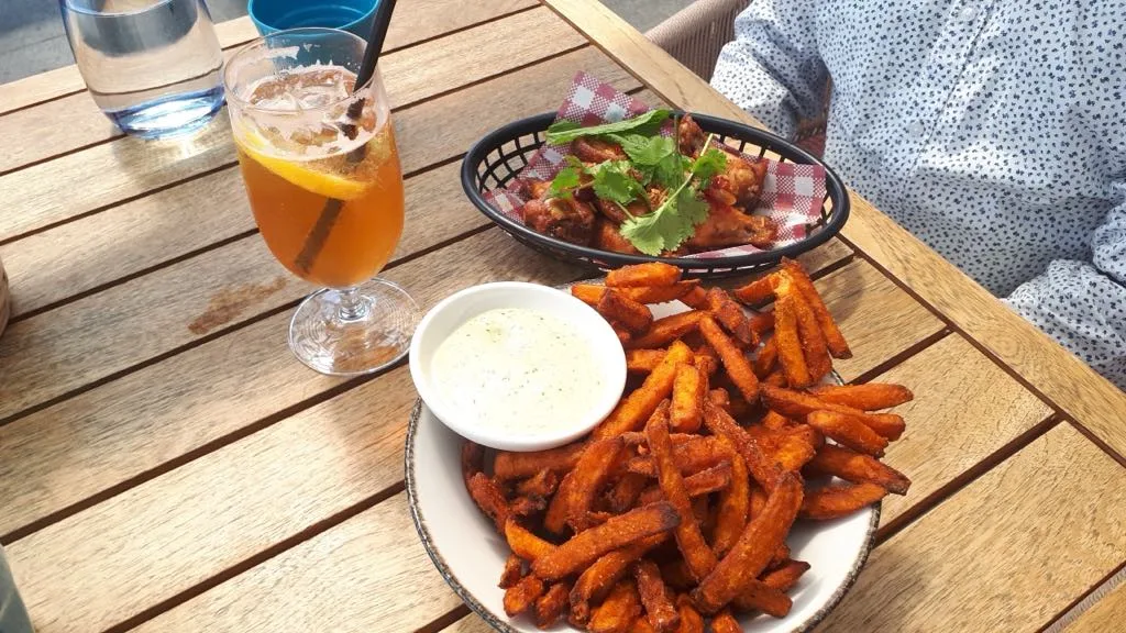 Sweet Potato Fries with Aoili