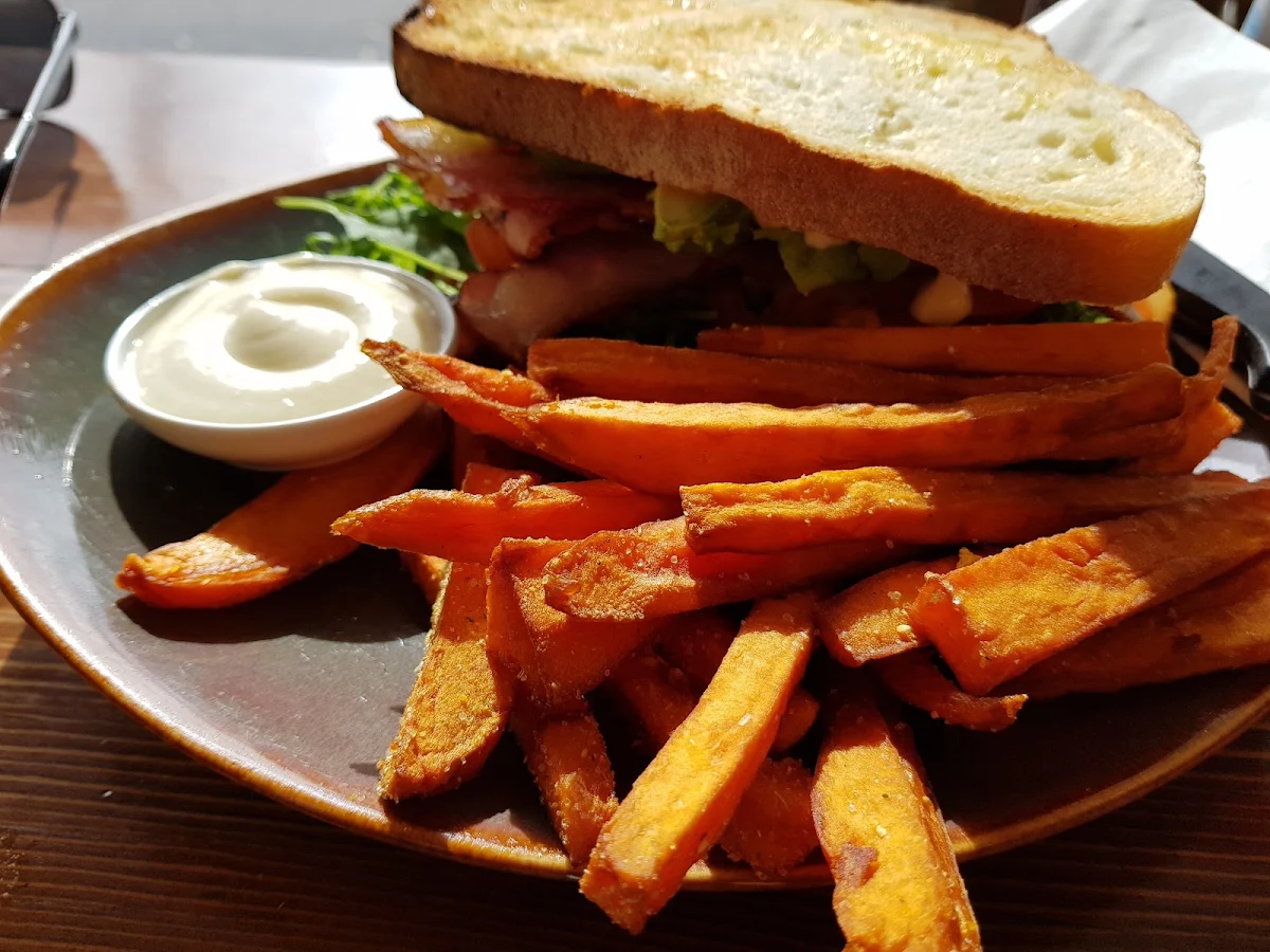 Sweet Potato Chips with Aioli