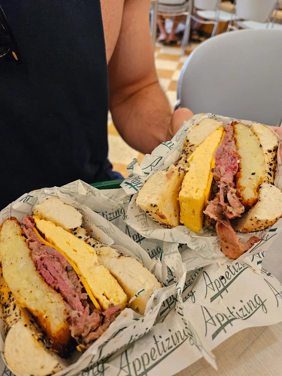 Brisket Egg & Cheese, Lox In A Box Coogee