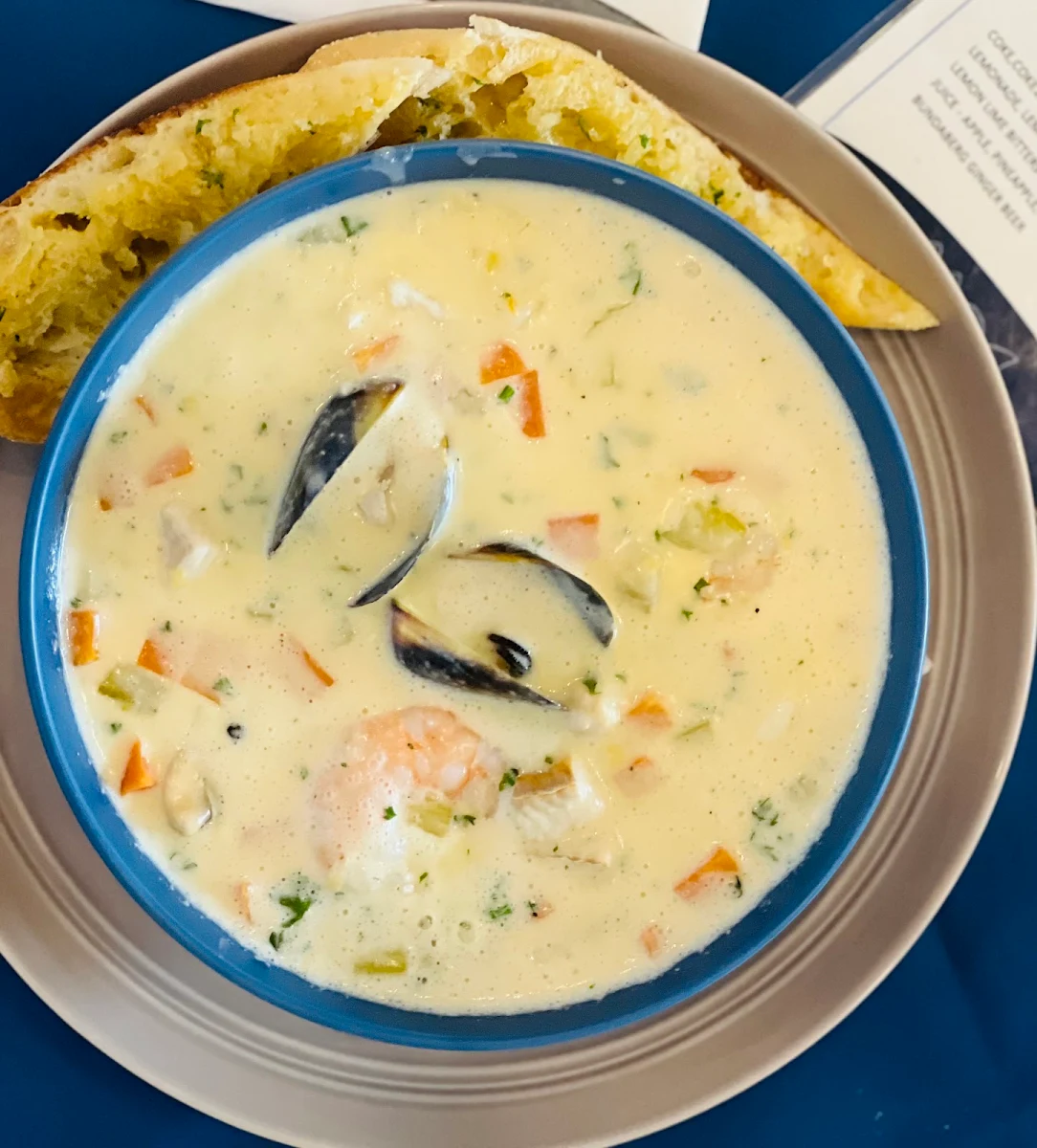 Seafood Chowder, Sea and shore restaurant