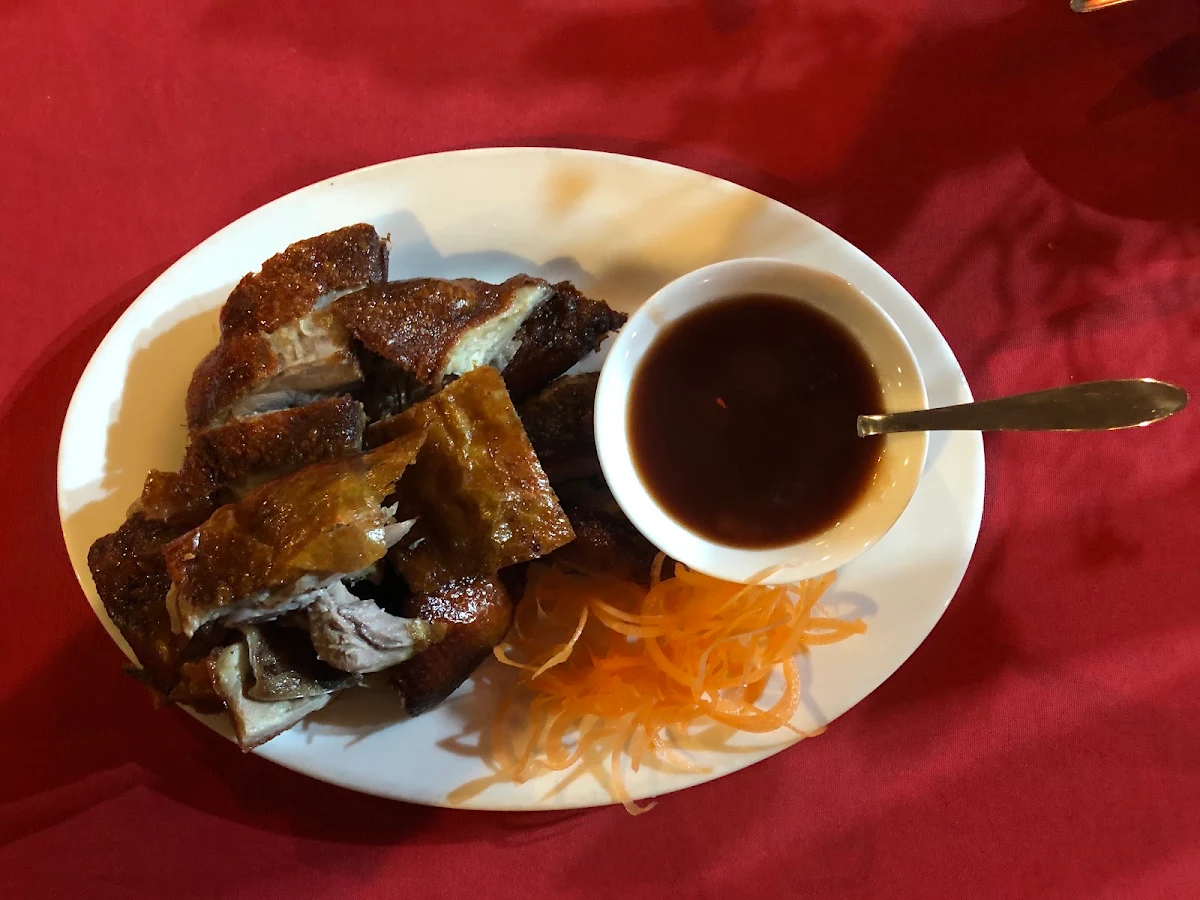 Roast Crispy Duck with Plum Sauce