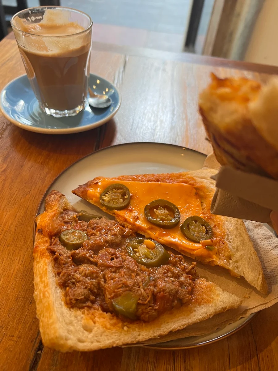 Spicy Pulled Beef Jaffles