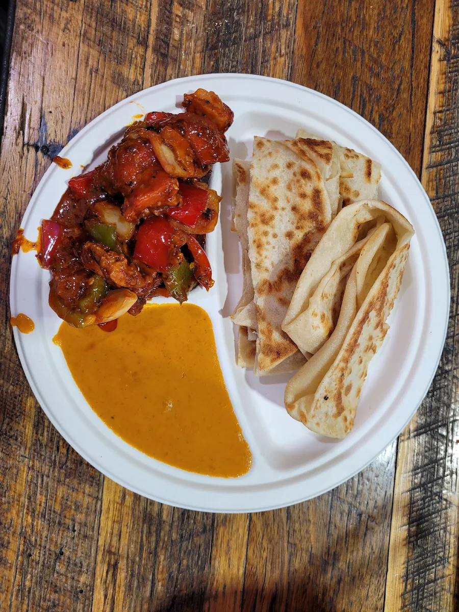 Devilled Chicken, Drums Cafe Preston