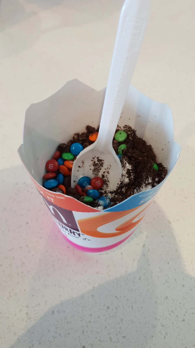 M&M's Minis Mcflurry