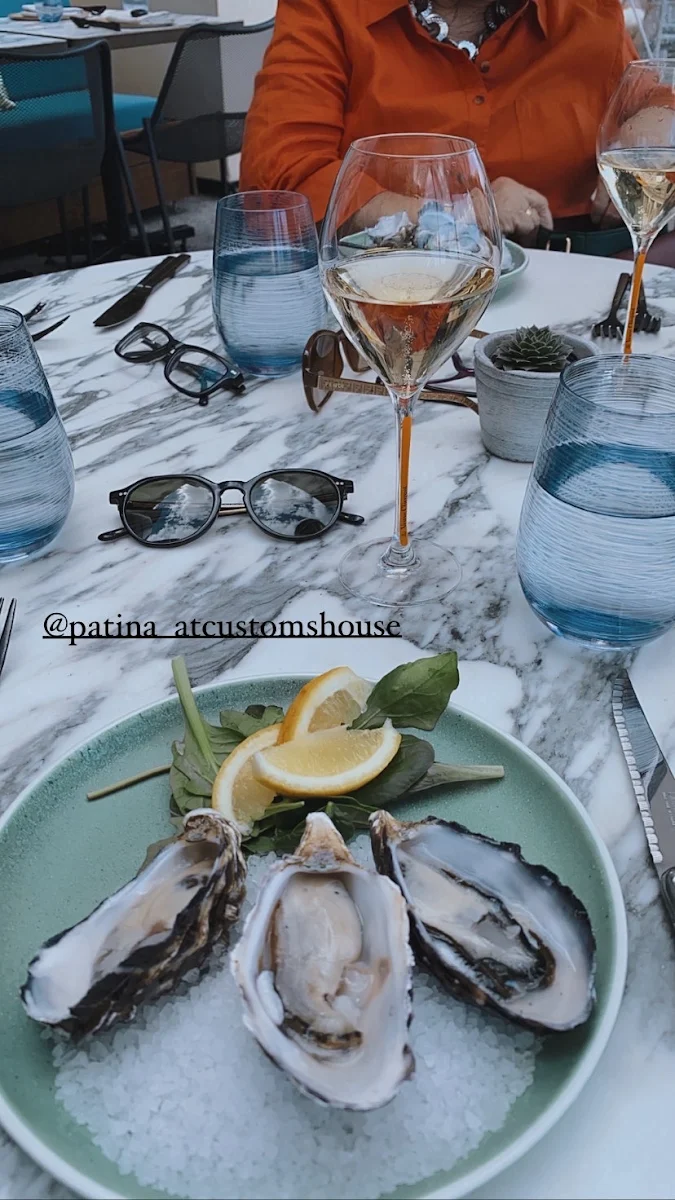 Oyster Freshly Shucked Gin Tonic Granita Ea
