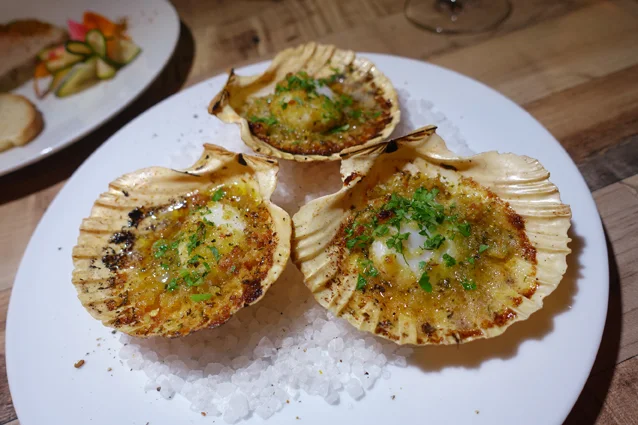Scallops, Bistro St Jacques