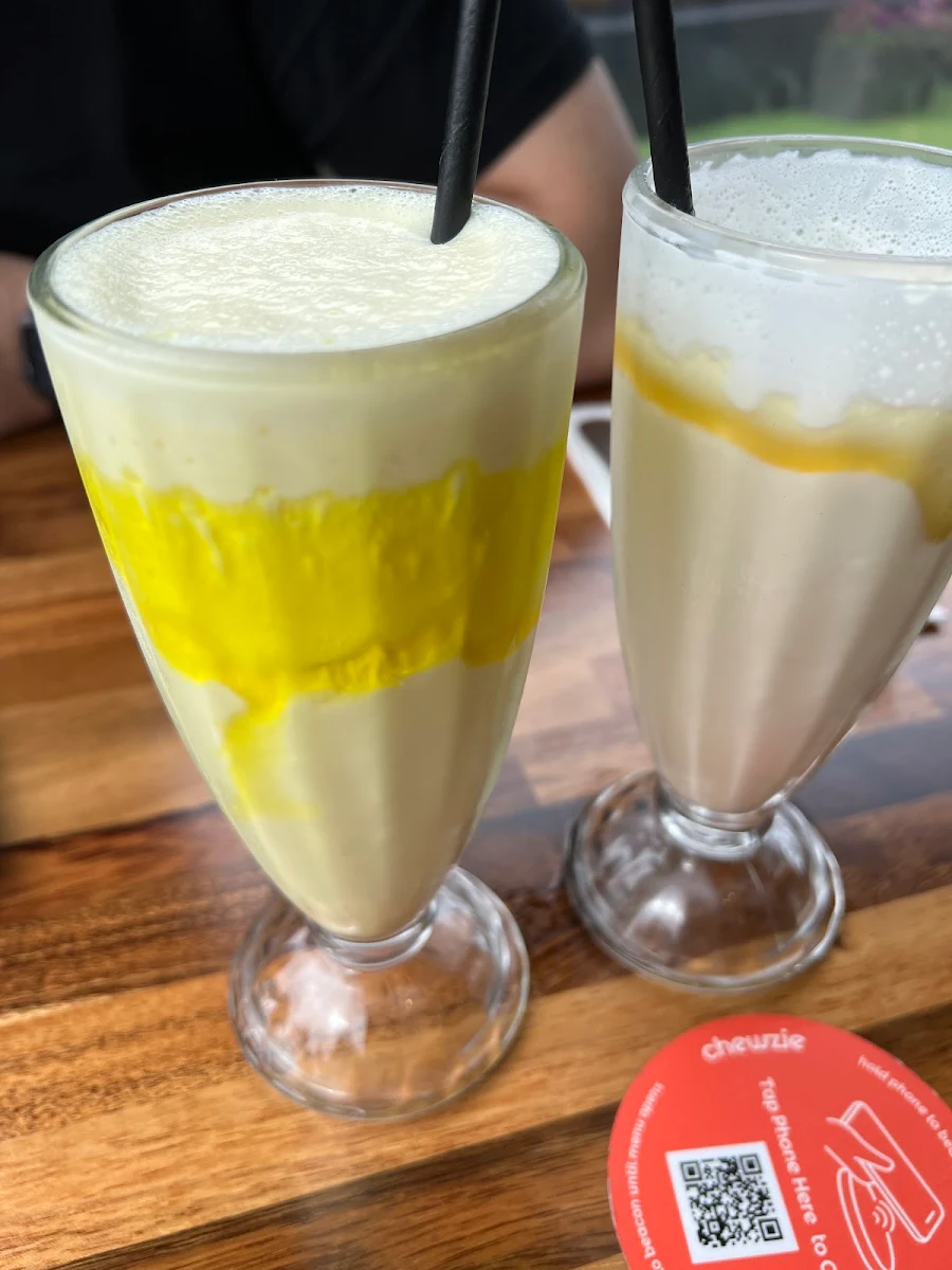 Milkshakes, Jackadders Restaurant