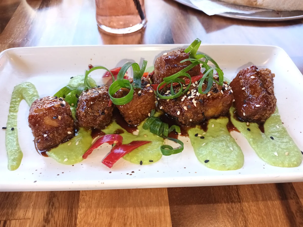 Pork Belly Bites, Jackadders Restaurant