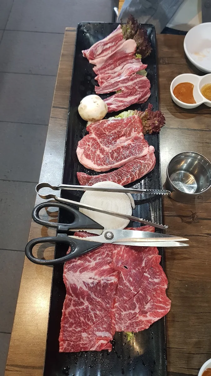 Beef Set, Galbi House (Korean BBQ), Epping 갈비하우스