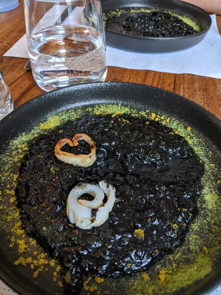 Squid Ink Risotto, Bar Carolina
