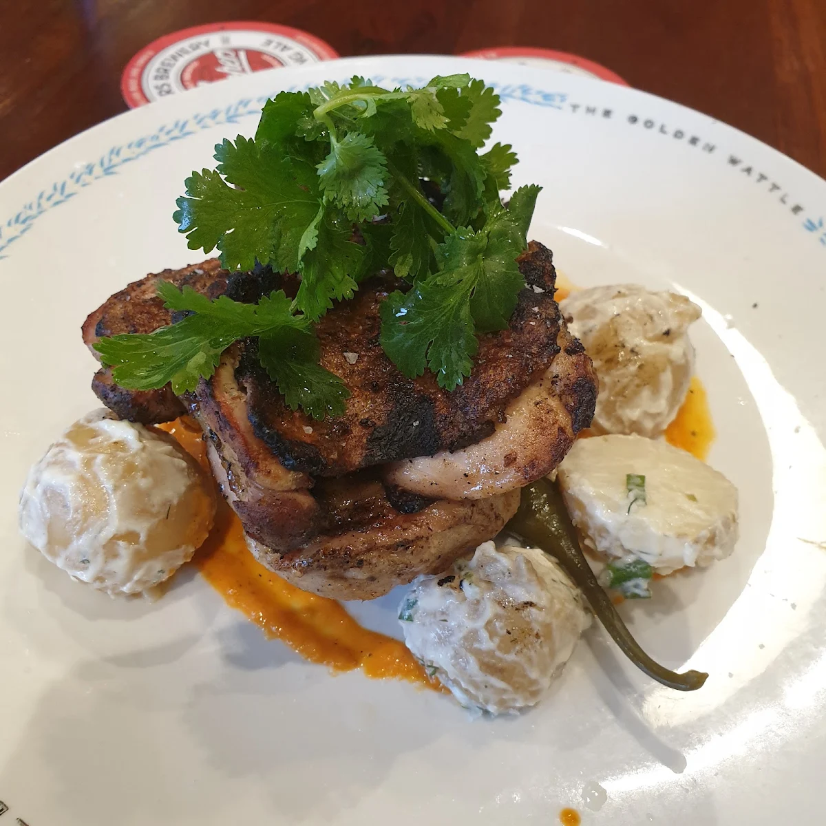 Portuguese Chicken with Potato Salad