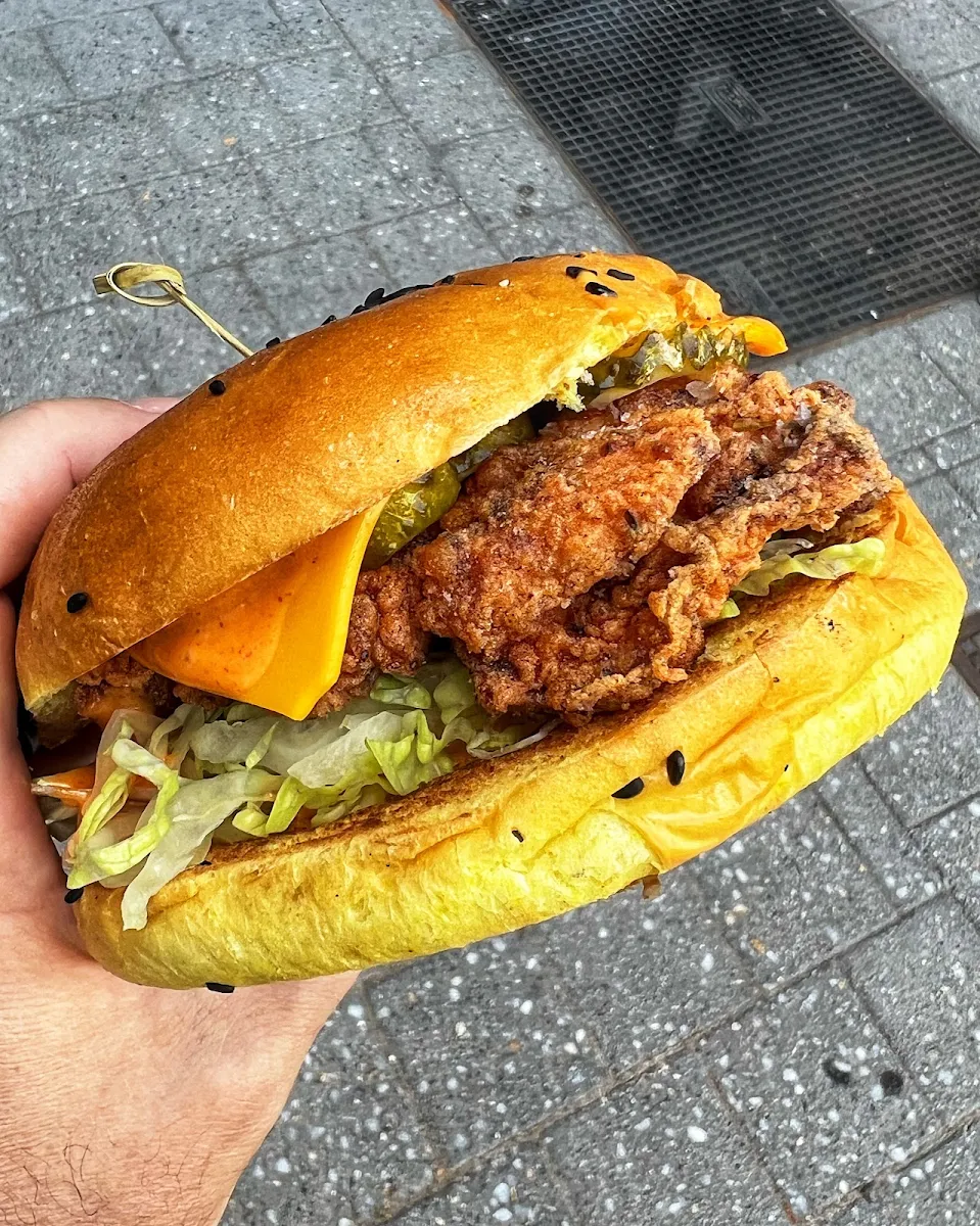 Korean Chicken Burger