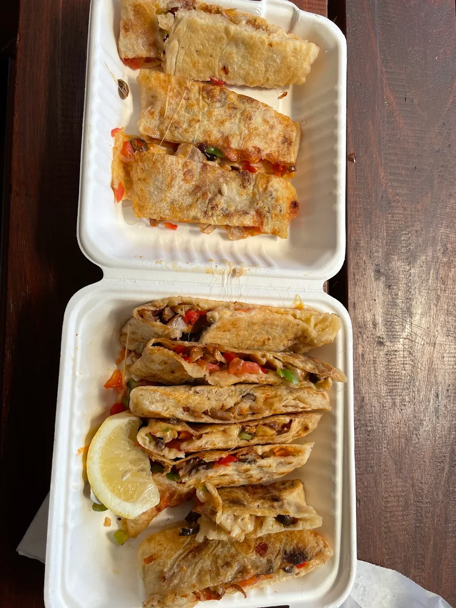 Crispy Flat Bread, KAPPADOKIA KEBABS AND FISH & CHIPS