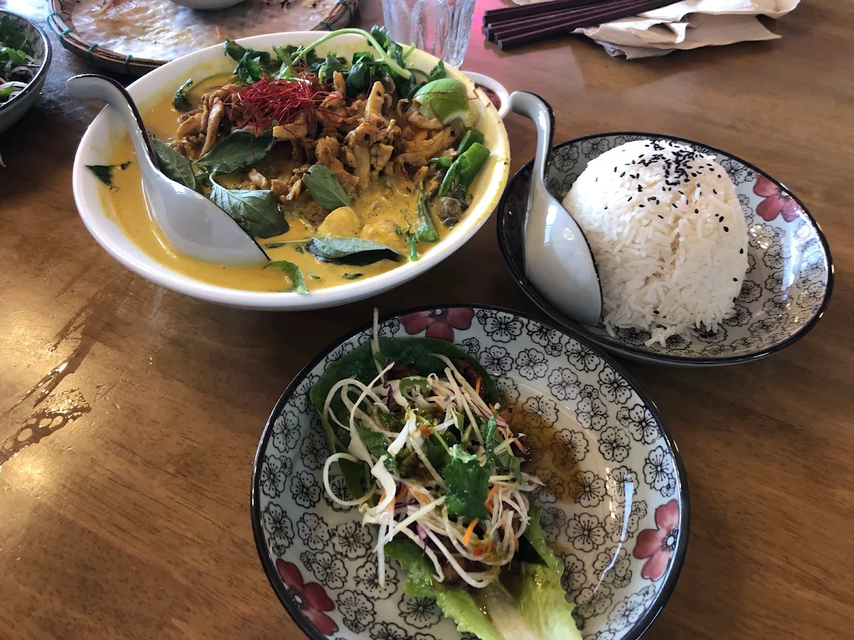Yellow Curry, Pink Lotus Mullumbimby