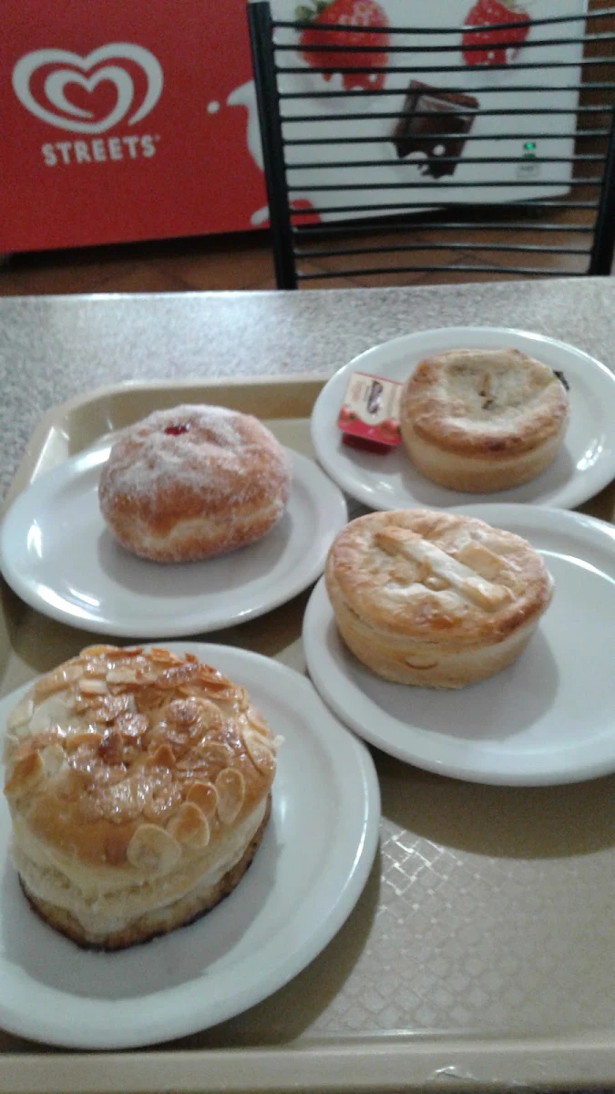 Meat Pie and Jam Donut
