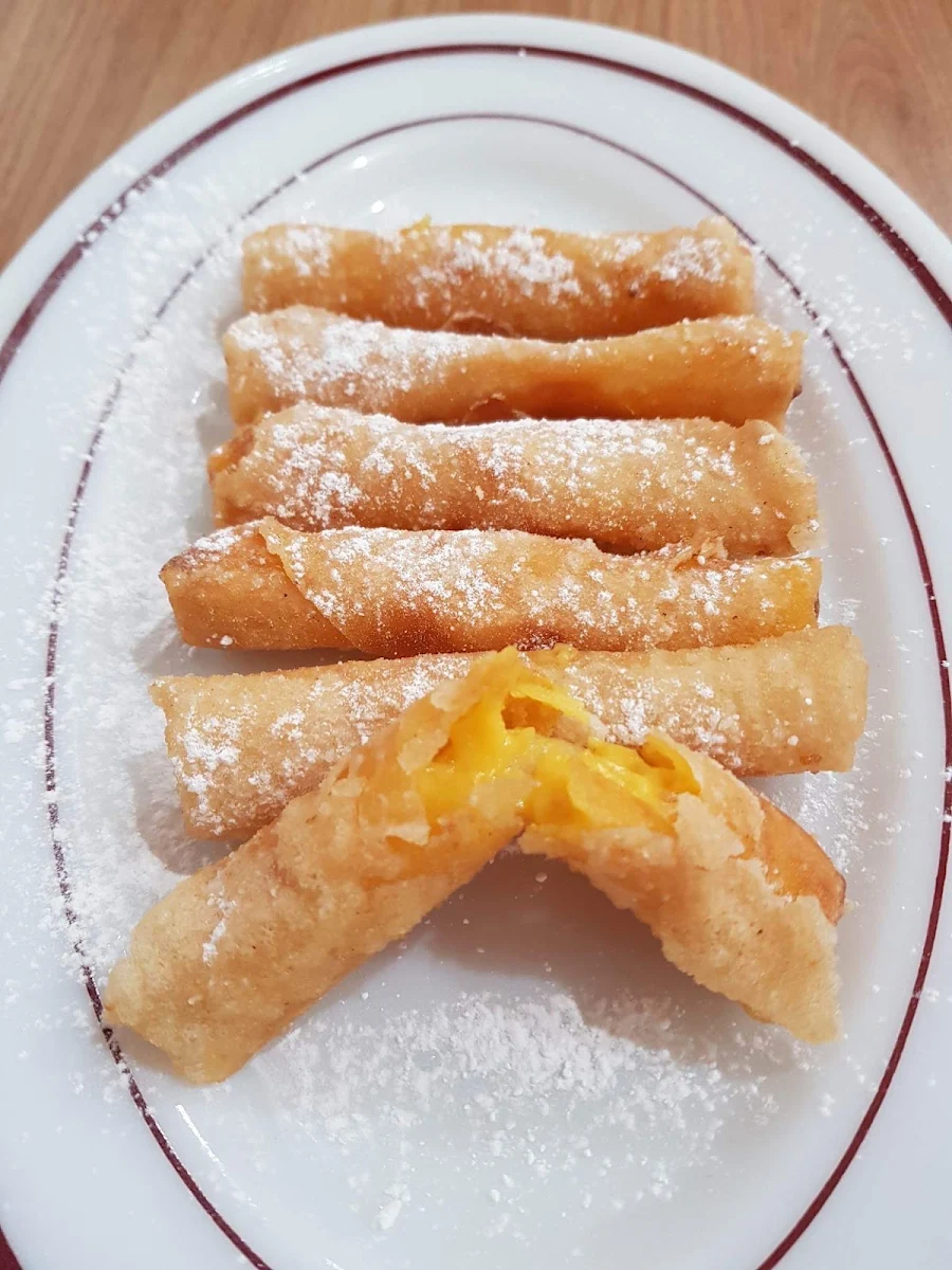 Custard Spring Rolls, China Corner Restaurant