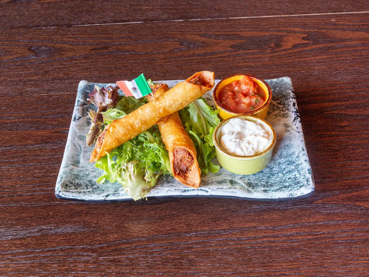 Chicken Flautas Spring Rolls
