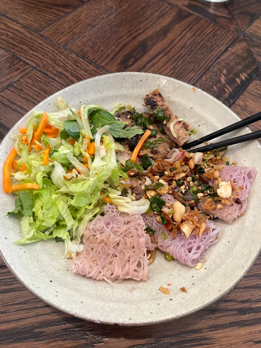 Grilled Pork Sausage Salad Nem Nuong
